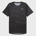 Camiseta Puma Run Velocity AOP Masculina PRETO
