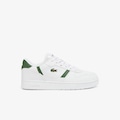 Opção de cor BRANCO/VERDE ESCURO de Tênis Infantil Lacoste T-Clip Set