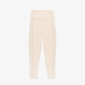 Opção de cor BEGE de Calça Leggings Lacoste Esportivas de Interlock Elástico Feminina