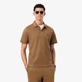 Opção de cor 1 de Camisa Polo Lacoste Bordada Paris Classic Fit de Gola Aberta
