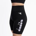 Bermuda Diadora Icon Logo Feminina PRETO