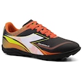 Opção de cor PRETO/AMARELO de Chuteira Society Adulta Diadora Squadra IV