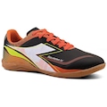 Opção de cor PRETO/AMARELO de Chuteira Futsal Adulta Diadora Squadra IV