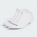Kit Meias adidas Logo Linear Soquete com 3 Pares - Adulto BRANCO
