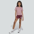 Conjunto adidas Train Essentials Infantil ROXO