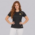 Camisa do Flamengo 1895 Jacquard Feminina PRETO