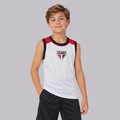 Camiseta Regata São Paulo Ruma Infantil BRANCO