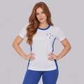 Camisa do Cruzeiro Liso Feminina BRANCO