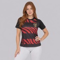 Camisa do Flamengo Pherusa Logo Feminina PRETO