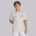Camisa do Flamengo Solares Infantil BRANCO