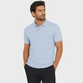 Camisa Polo Casual Ogochi Masculina AZUL