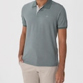 Camisa Polo Slim Manga Curta Ogochi Masculina VERDE