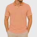 Camisa Polo Slim Manga Curta Ogochi Masculina MARROM