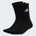 Kit Meia adidas Preto Cano Alto PRETO