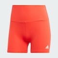 Short adidas Feminino Yoga Latin Meia Coxa Confortável LARANJA
