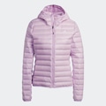 Jaqueta Feminina adidas Varilite Náilon Zíper Punho Capuz ROXO CLARO