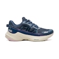 Tênis Fila Recovery Feminino Corrida Leve AZUL ESC/ROXO CLA