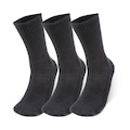 Kit Meia Under Armour Cano Alto 3 Pares PRETO
