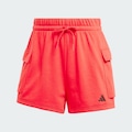 Short Feminino adidas Moletom Logo VERMELHO