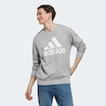Moletom adidas Masculino Sem Bolso Big Logo Básico CINZA CLA/AMAREL ESC