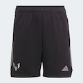Bermuda Moletom adidas Masculina Infantil Messi Sport PRETO