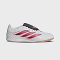 Chuteira Society Infantil adidas Predator Club BRANCO/ROSA