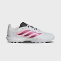 Chuteira Society Infantil adidas Predator League BRANCO/ROSA