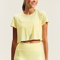 Blusa Cropped Colcci New Comfort PR27 - Feminina AMARELO