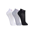 Kit 03 Pares Meia Masculino Lupo Sport Conforto Macia BRANCO/PRETO