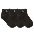 Kit 3 Pares Meias Lupo Infantil Algodão Sport Conforto PRETO