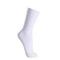 Opção de cor BRANCO de Meia Cano Curto Lupo Sem Punho Fitness Macio Resistente
