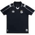 Camisa Umbro Santos Third 2026 Torcedor Masculina PRETO