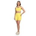 Bermuda Running Feminina Bolso Alto Giro AMARELO