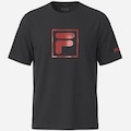 Camiseta Fila F-Box Graphic Run Masculina PRETO