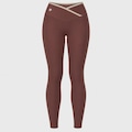 Calça Legging Amei Sport Contorno Feminina MARROM