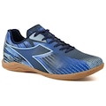 Opção de cor AZUL de Chuteira Futsal Adulto Diadora Squadra III