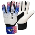 Opção de cor BRANCO/AZUL de Luvas de Goleiro Penalty Delta 1 Todos os Pisos - Adulto