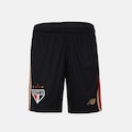 Calção do São Paulo II 2025/26 New Balance Infantil PRETO/VERMELHO