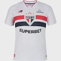 Camisa do São Paulo I 26/27 New Balance Jogador Masculina BRANCO/VERMELHO