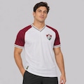 Camisa do Fluminense Escudo Tricolor Masculina BRANCO