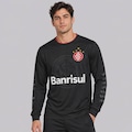 Camisa do Internacional Manga Longa Retrô Goleiro 2007 Masculina PRETO