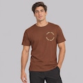 Camiseta Hang Loose Silk MC Birds Masculina MARROM