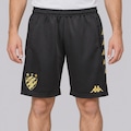 Bermuda Sport Recife Supporter Golden Kappa Masculina PRETO