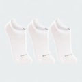 Meia Lupo Sport Adulto Soquete Invisível 3 Pares - Unissex BRANCO