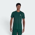 Camiseta adidas Treino Básica Poliéster Masculina VERDE