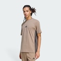 Camiseta adidas Essentials Três Listras Algodão Masculina BEGE