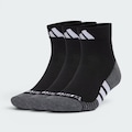 Meia adidas Cano Médio Performance Climacool 3 Pares - Unissex PRETO