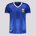 Camisa Argentina Retrô Copa 1986 Masculina AZUL