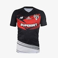 Camisa de Goleiro do São Paulo New Balance Masculina PRETO