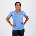 Camisa do Grêmio I OF.3 2020 Umbro Torcedor Feminina AZUL/AZUL ESC